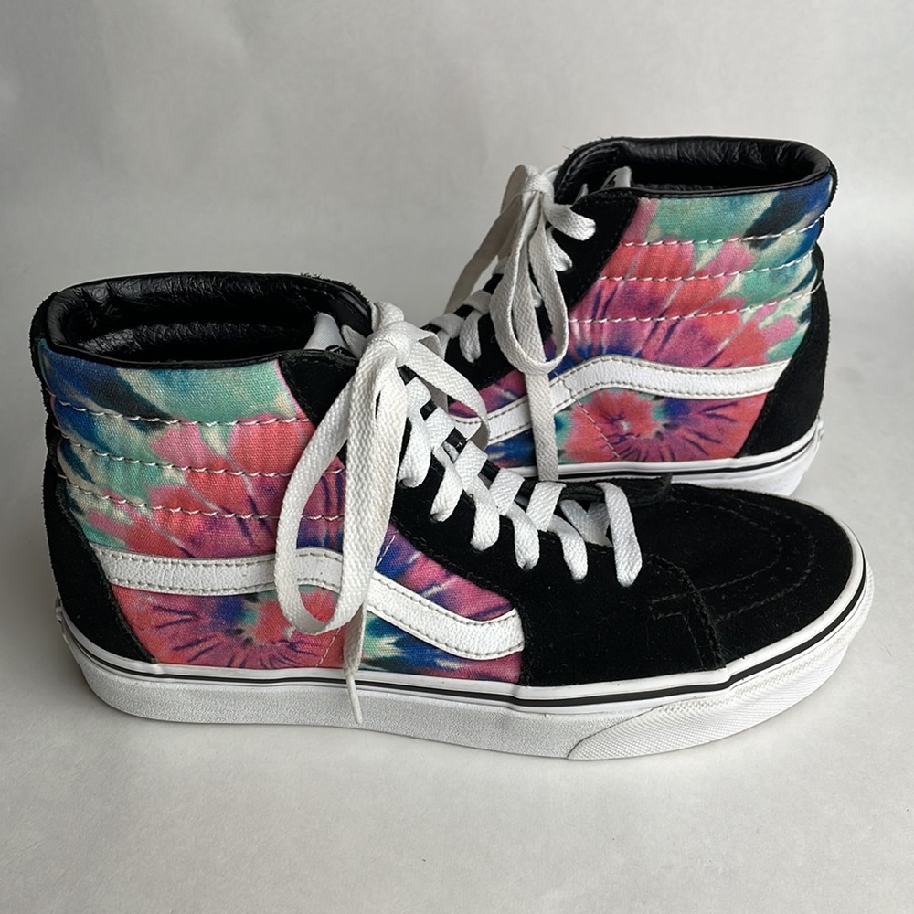 VANS•SK8-HI OLD SKOOL•TIE DYE/BLACK